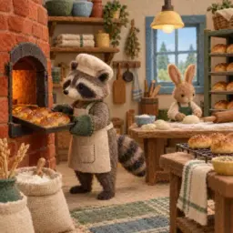 raccoon baker