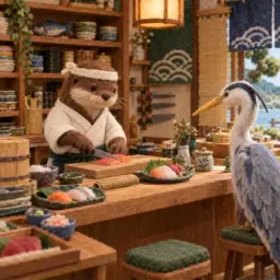 otter sushi