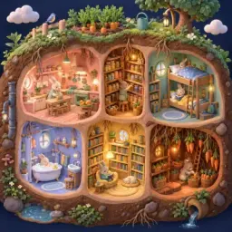 rabbit burrow