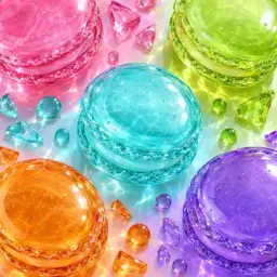 six macarons