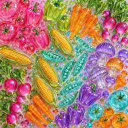 glass vegetables