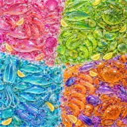 glass seafood