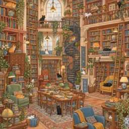 vast library