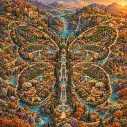 butterfly maze