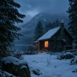 snow cabin