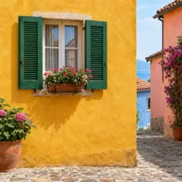 green shutters