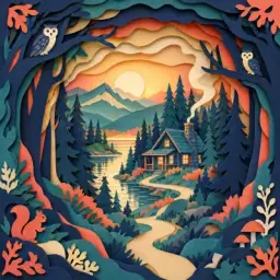 forest cabin