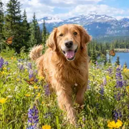flower dog