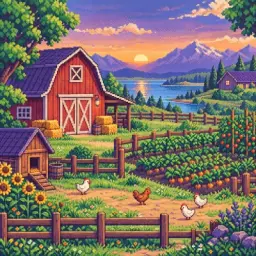 pixel scenes